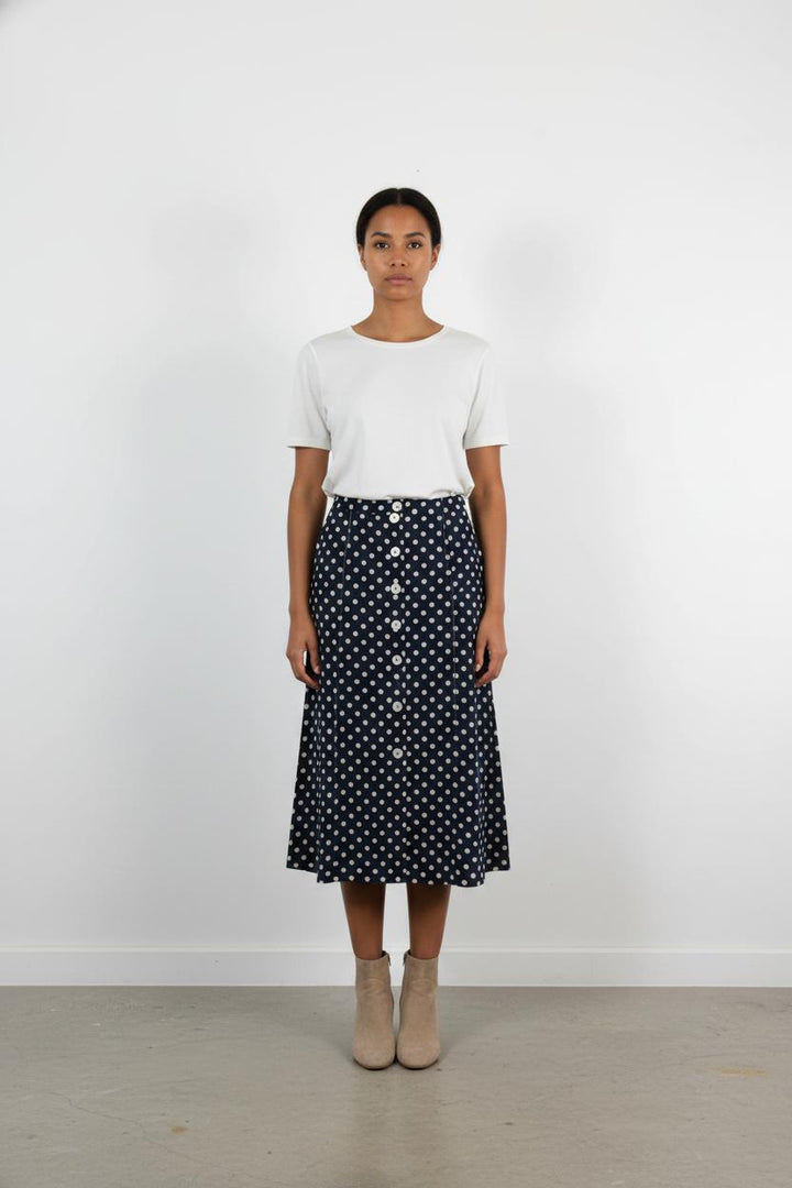 Jupe Longue Bleu et Blanche - Taille XS/34
