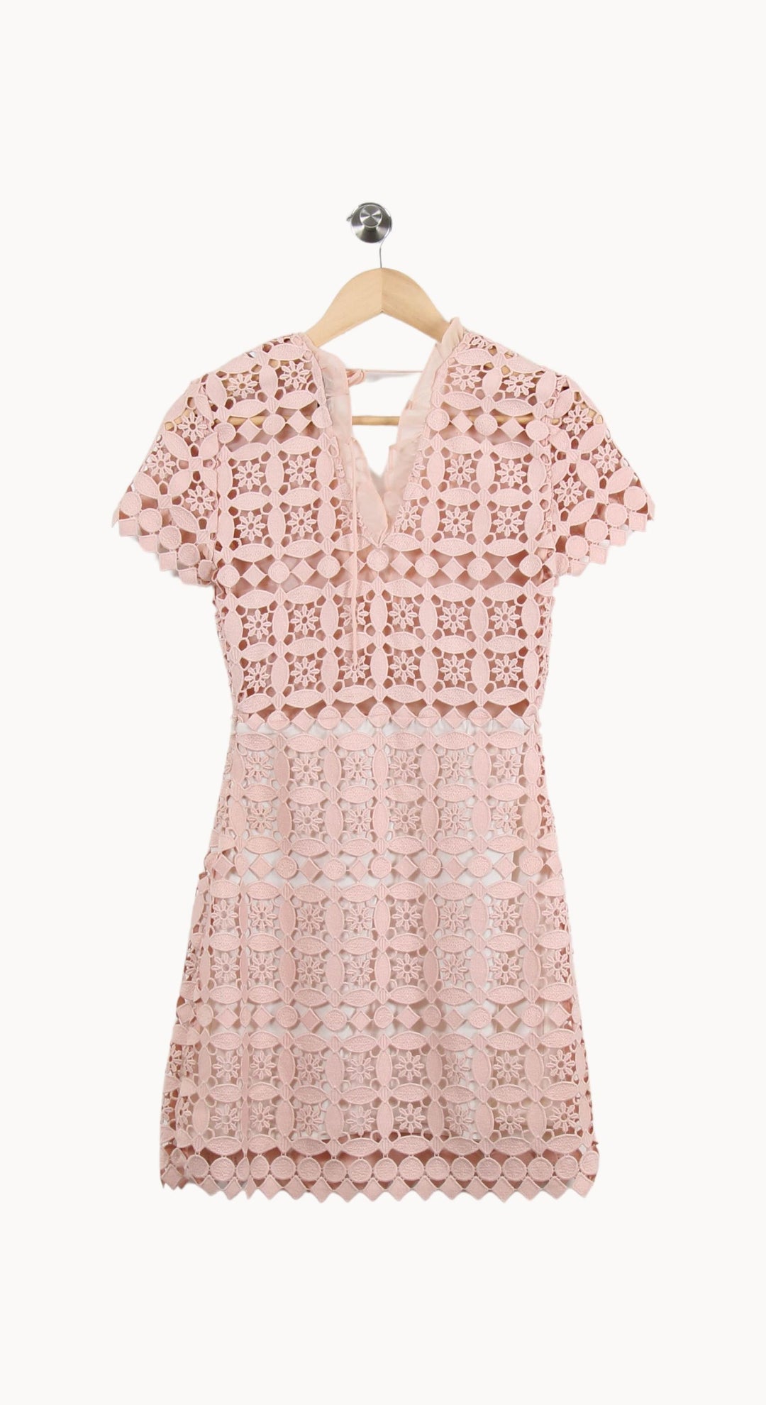 Robe Courte Rose - Taille S/36 de la marque Sandro | PARAD62252 - Vendu par Paradigme - Image 4