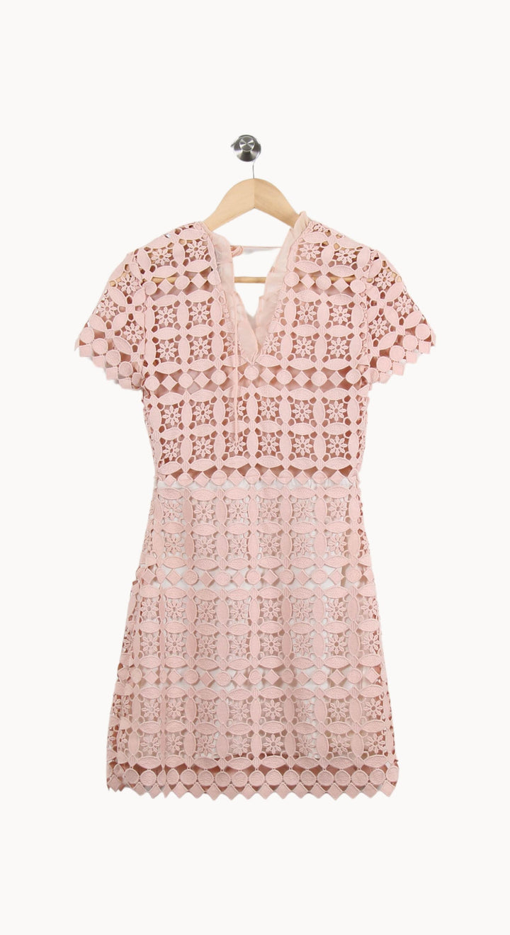 Robe Courte Rose - Taille S/36 de la marque Sandro | PARAD62252 - Vendu par Paradigme - Image 4