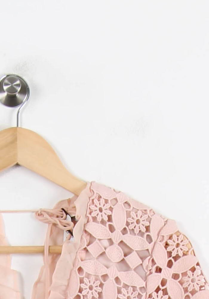 Robe Courte Rose - Taille S/36 de la marque Sandro | PARAD62252 - Vendu par Paradigme - Image 3