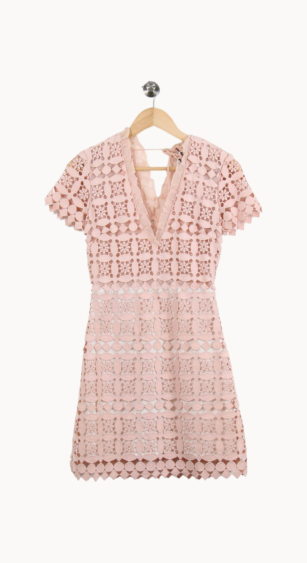 Robe Courte Rose - Taille S/36 de la marque Sandro | PARAD62252 - Vendu par Paradigme - Image 2