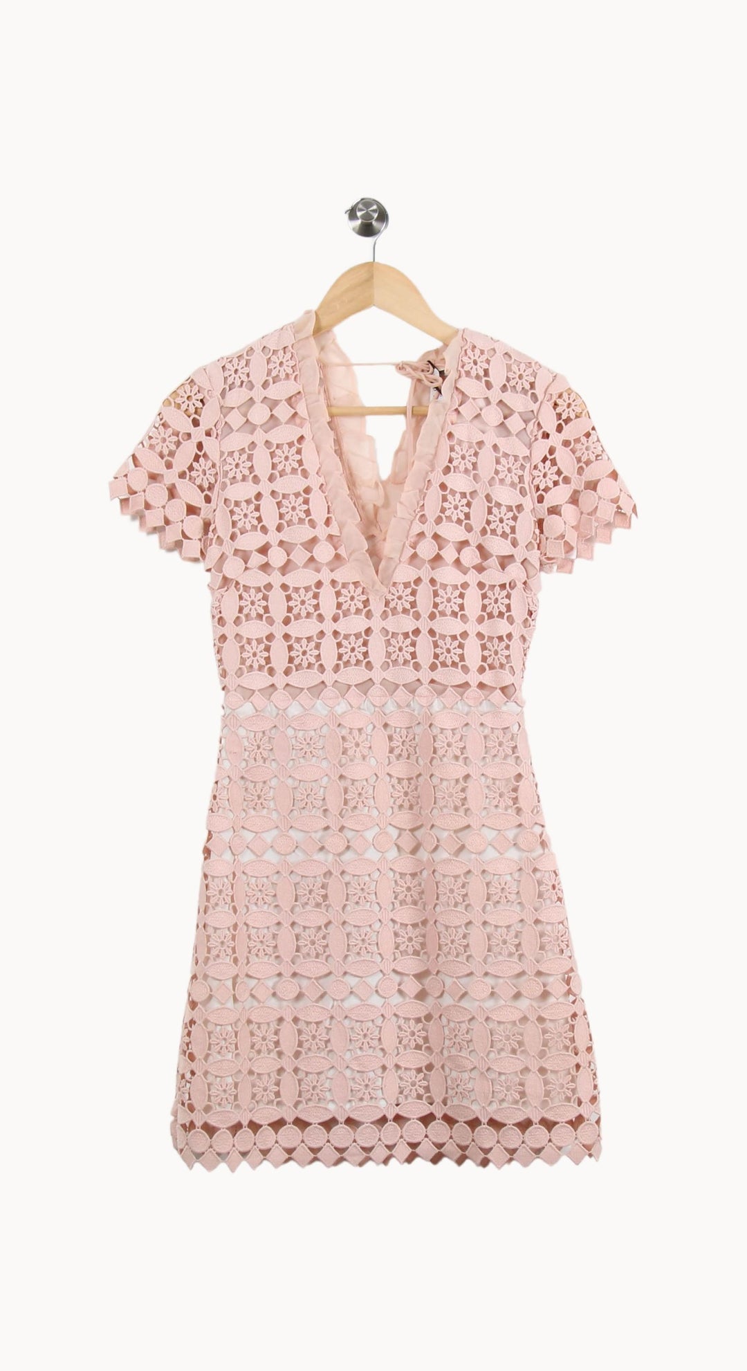 Robe Courte Rose - Taille S/36 de la marque Sandro | PARAD62252 - Vendu par Paradigme - Image 2