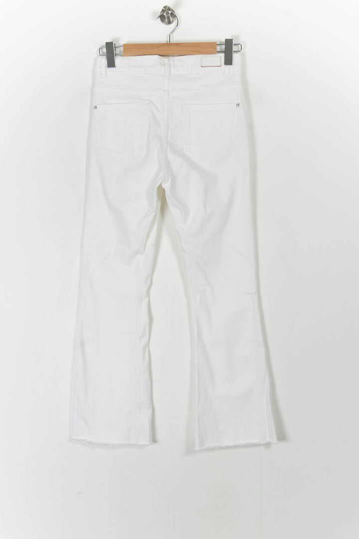 Jean Évasé Blanc - Taille S/36 de la marque IKKS | PARAD62258 - Vendu par Paradigme - Image 4