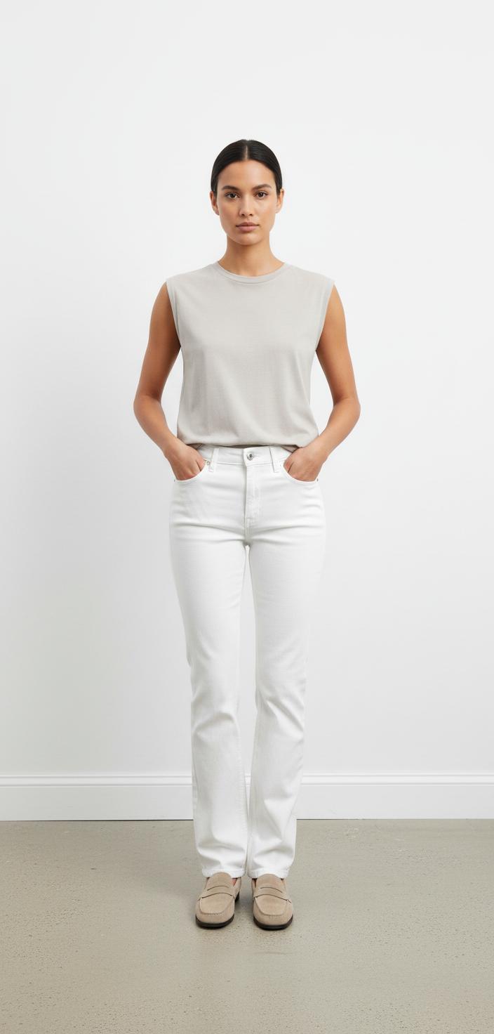 Jean Blanc - Taille XS/34