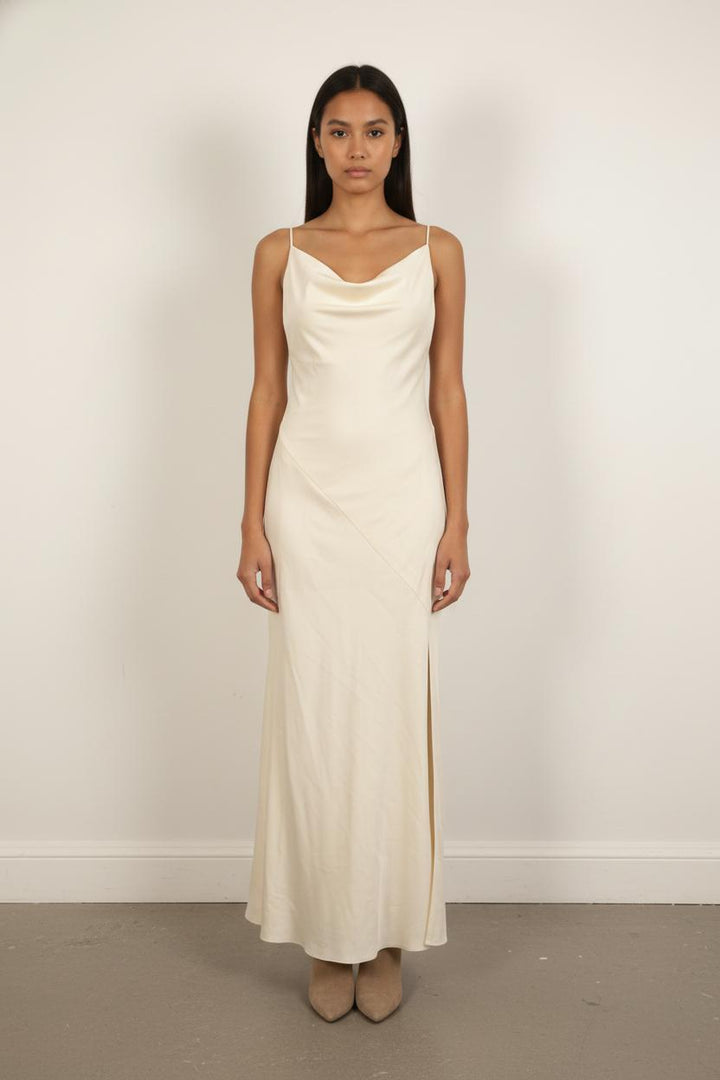 Robe Longue Ivoire - Taille L/40
