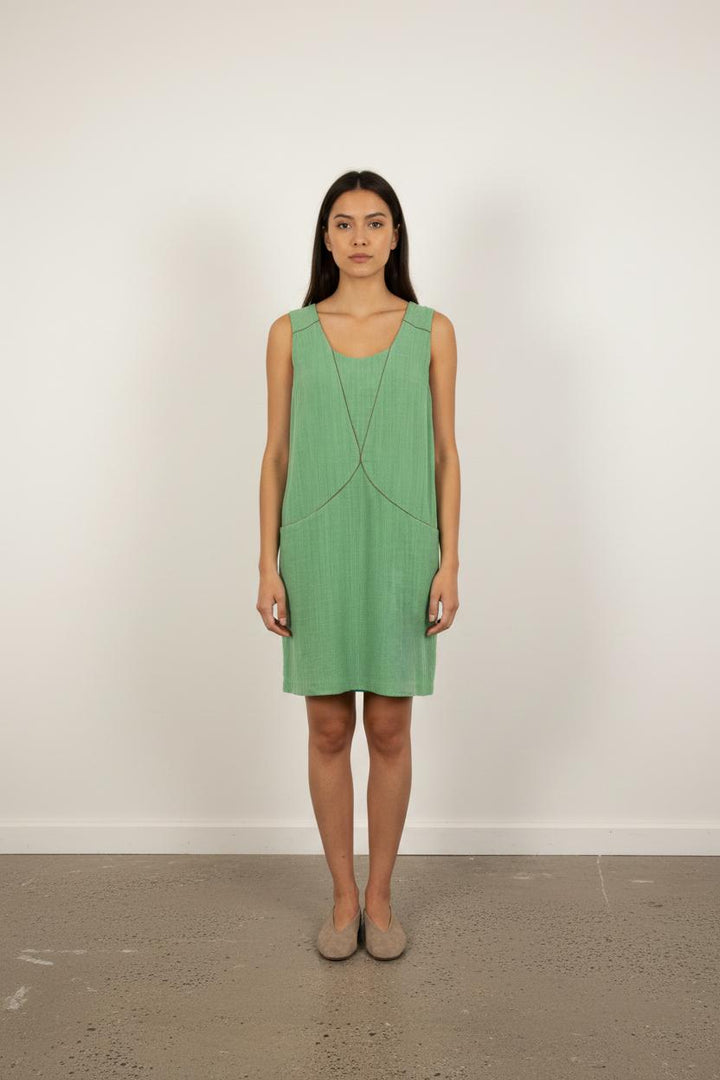 Robe Sans Manches Verte - Taille M/38