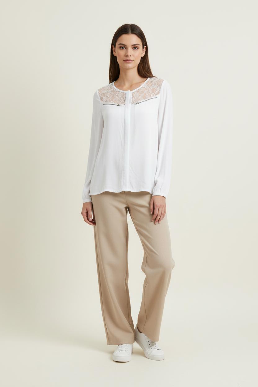 Blouse Blanche - Taille T.U. de la marque Suncoo | PARAD62382 - Vendu par Paradigme - Image 1