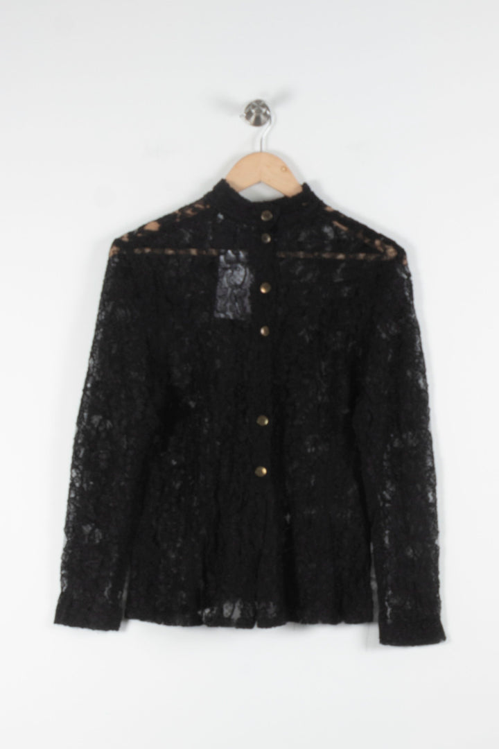 Blouse Noire - Taille T.U. de la marque Sandro | PARAD62385 - Vendu par Paradigme - Image 4