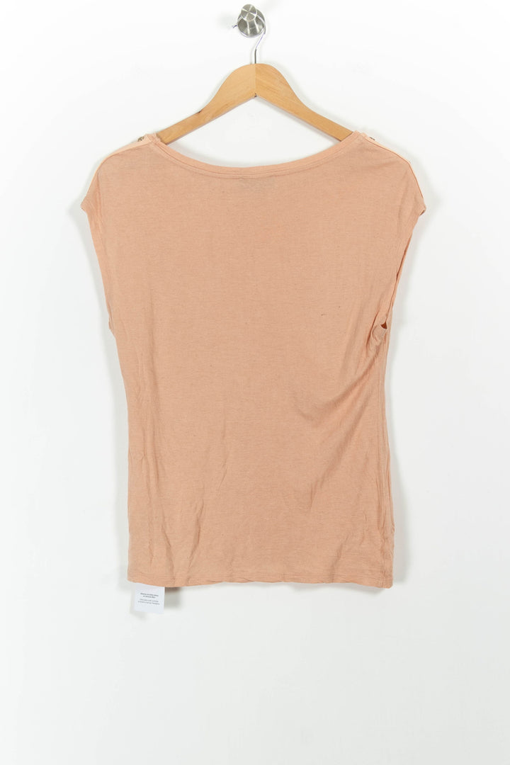 Tee-shirt Rose - Taille S/36 de la marque Caroll | PARAD62391 - Vendu par Paradigme - Image 4