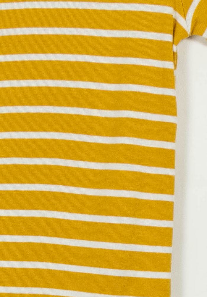 Tee-shirt Jaune et Blanc - Taille S/36 de la marque Caroll | PARAD62393 - Vendu par Paradigme - Image 3