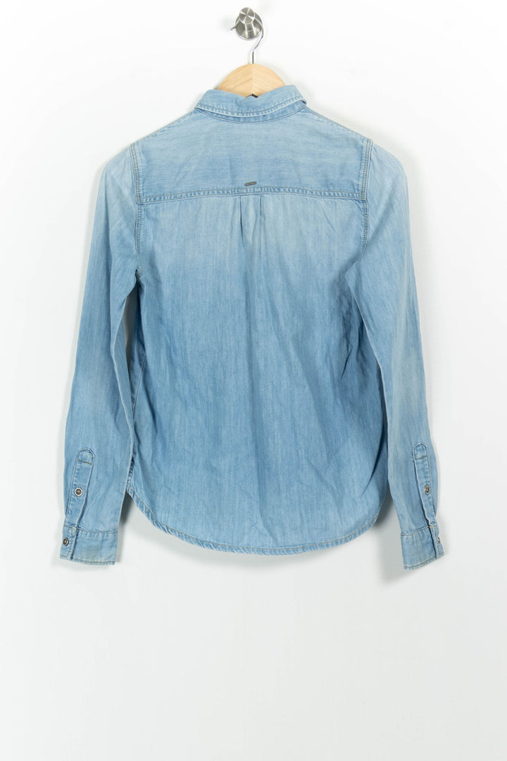 Chemise en Jean Bleue - Taille XS/34 de la marque IKKS | PARAD62418 - Vendu par Paradigme - Image 4