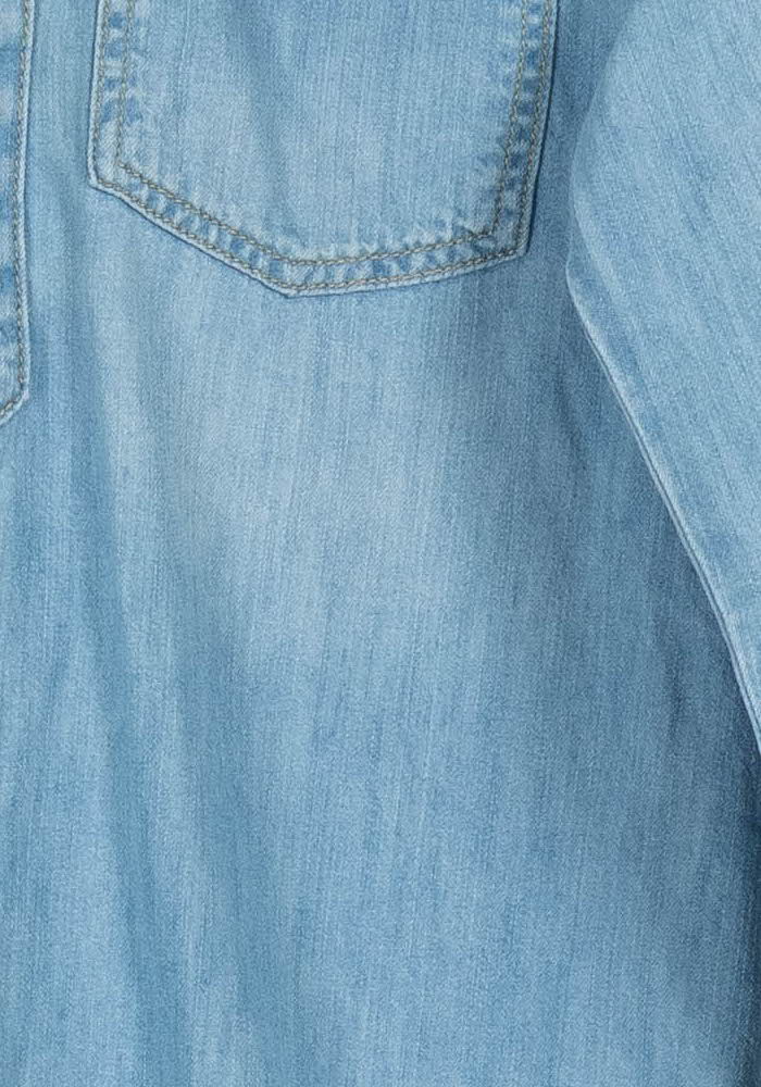 Chemise en Jean Bleue - Taille XS/34 de la marque IKKS | PARAD62418 - Vendu par Paradigme - Image 3