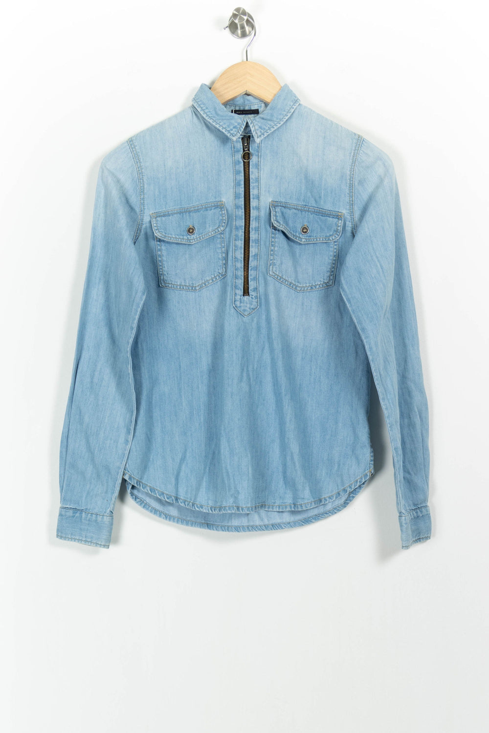 Chemise en Jean Bleue - Taille XS/34 de la marque IKKS | PARAD62418 - Vendu par Paradigme - Image 2