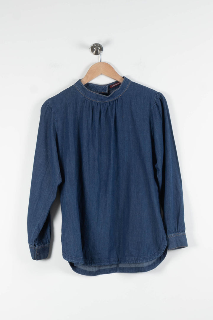 Blouse Bleue - Taille S/36 de la marque Comptoir des Cotonniers | PARAD62433 - Vendu par Paradigme - Image 2
