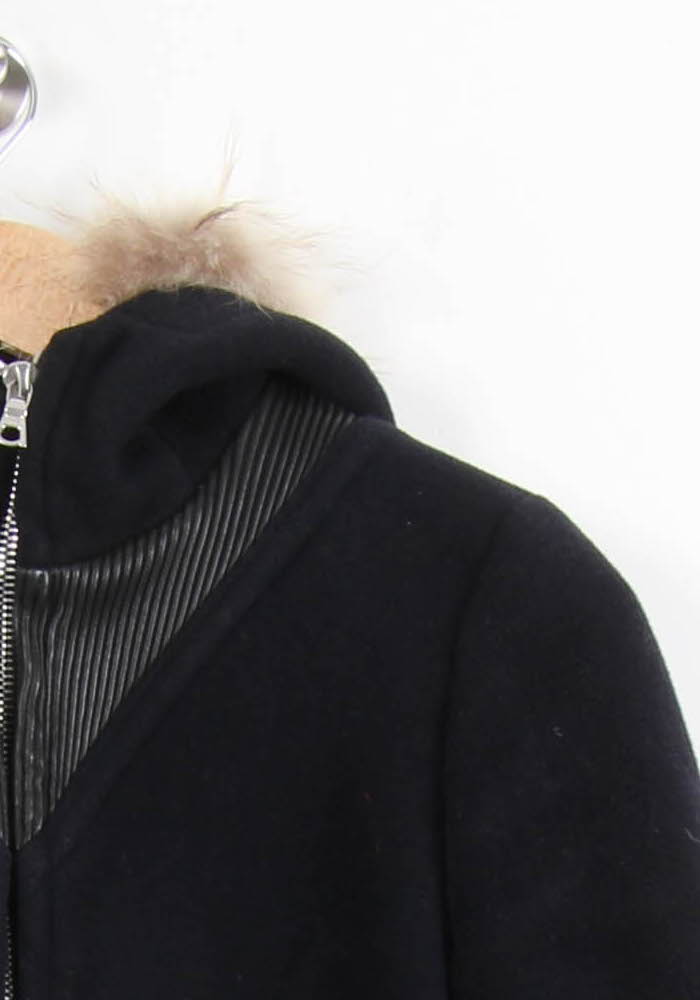 Manteau Bleu - Taille S/36 de la marque Sandro | PARAD62436 - Vendu par Paradigme - Image 3