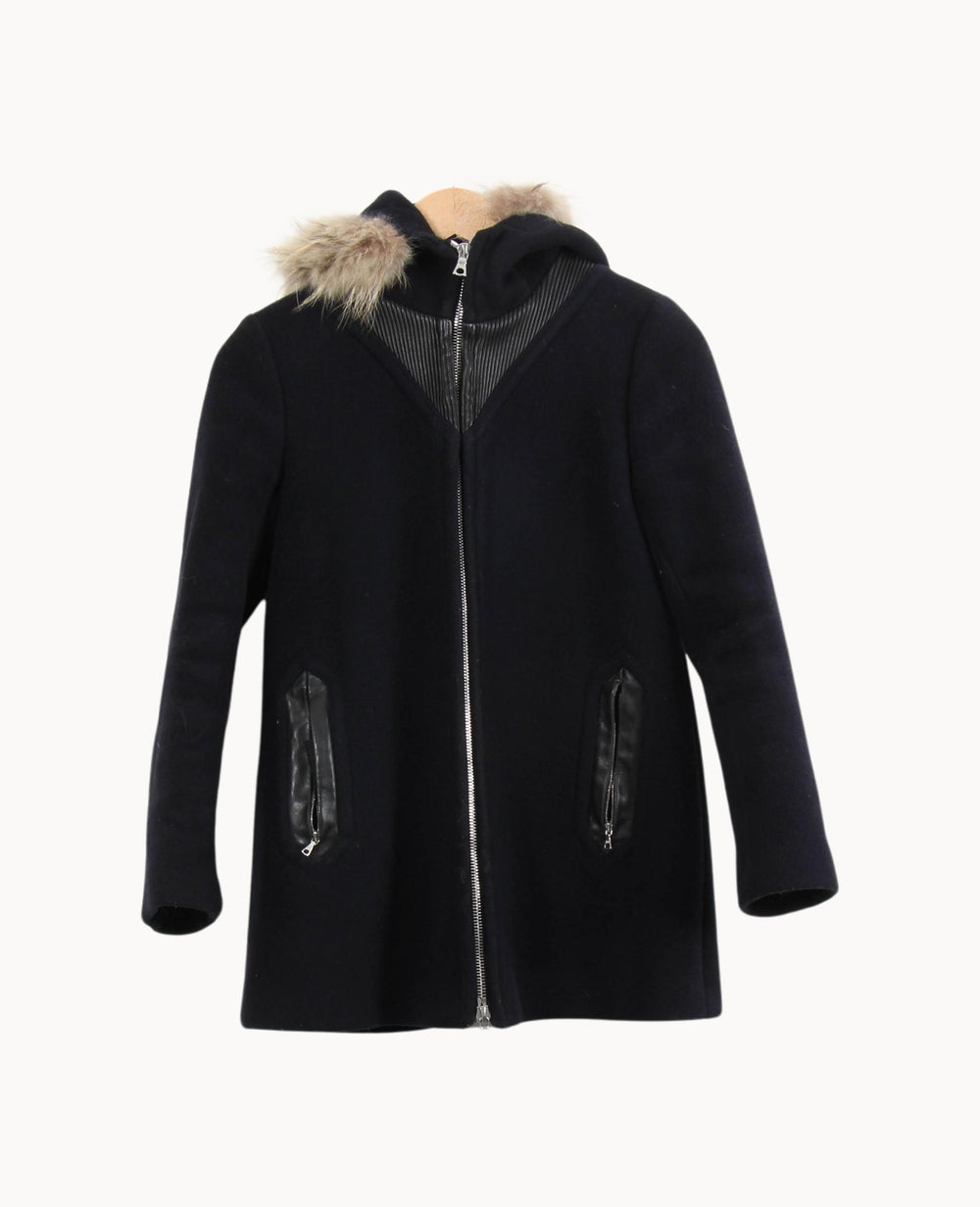 Manteau Bleu - Taille S/36 de la marque Sandro | PARAD62436 - Vendu par Paradigme - Image 2