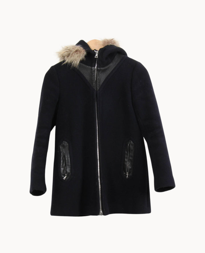 Manteau Bleu - Taille S/36 de la marque Sandro | PARAD62436 - Vendu par Paradigme - Image 2