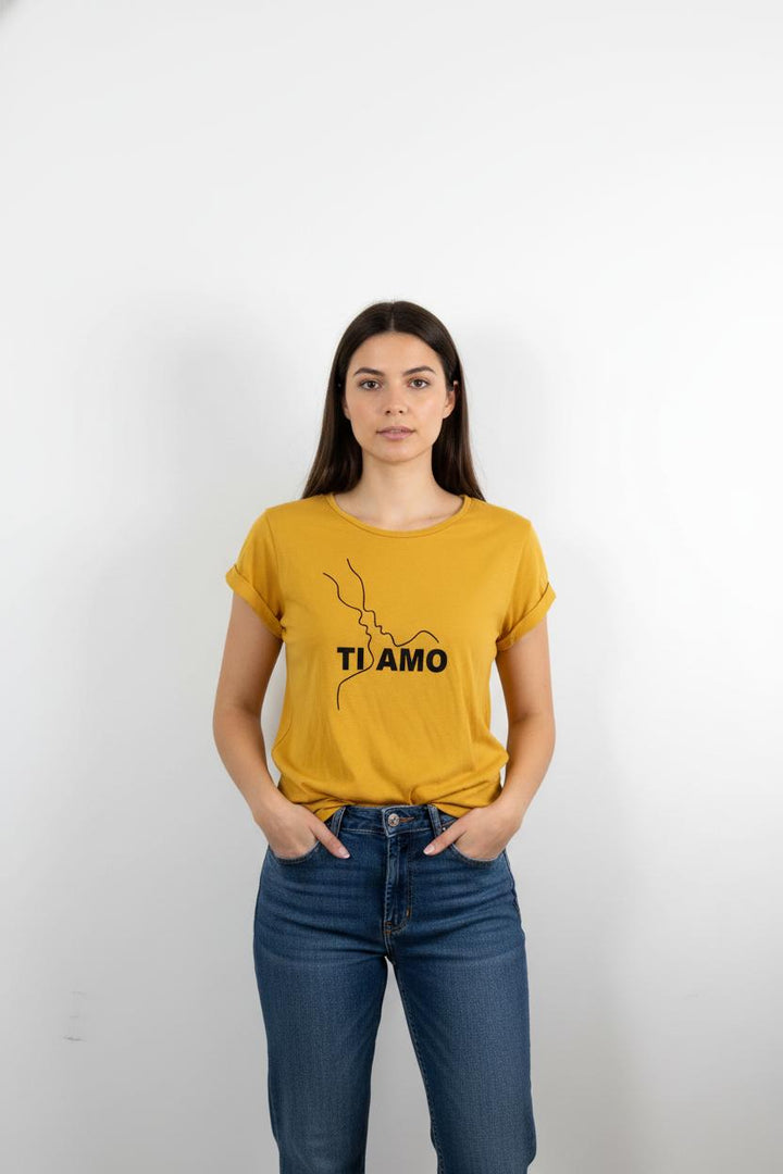 Tee-shirt Jaune - Taille XS/34