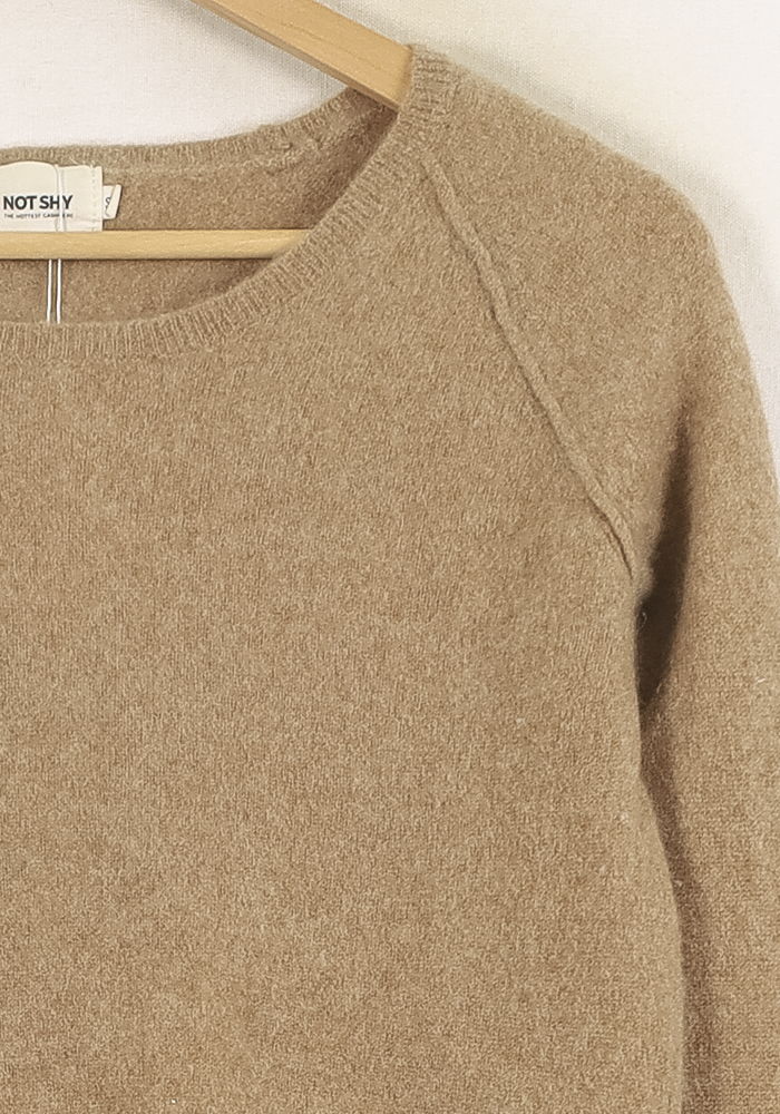 Pull Marron - Taille S/36 de la marque Notshy Cashmere | PARAD62454 - Vendu par Paradigme - Image 3