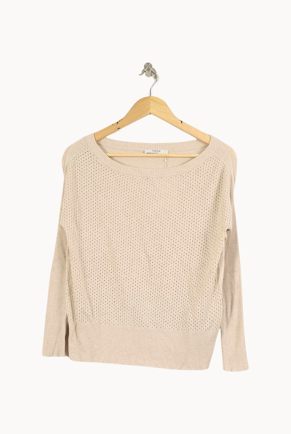 Pull Beige - Taille S/36 de la marque ZAPA | PARAD62456 - Vendu par Paradigme - Image 2