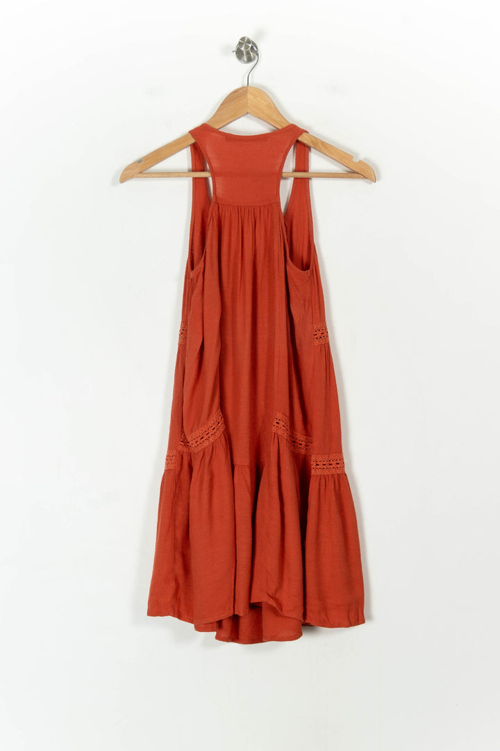 Robe Sans Manches Rouge - Taille XS/34 de la marque Comptoir des Cotonniers | PARAD62459 - Vendu par Paradigme - Image 4