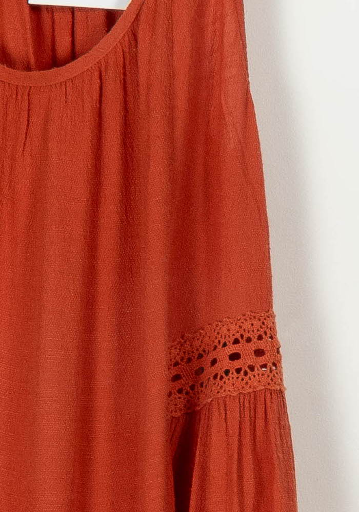 Robe Sans Manches Rouge - Taille XS/34 de la marque Comptoir des Cotonniers | PARAD62459 - Vendu par Paradigme - Image 3