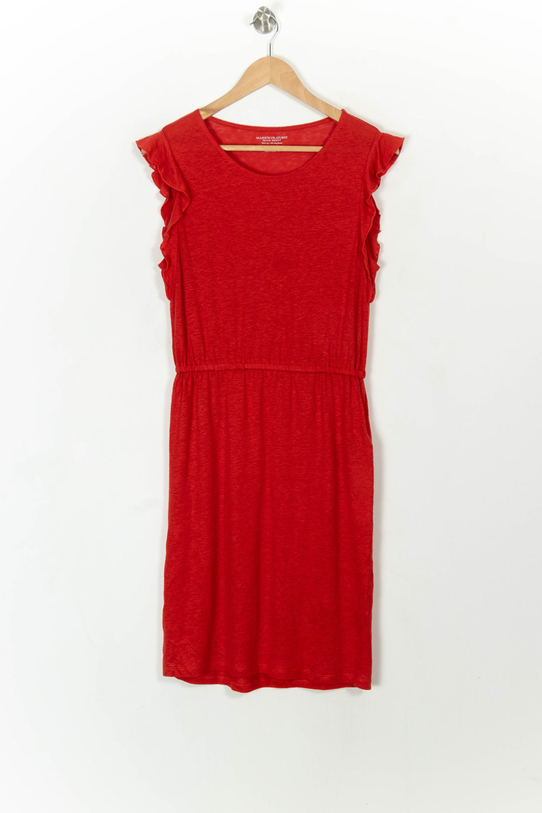 Robe Rouge - Taille S/36 de la marque Majestic Filatures | PARAD62472 - Vendu par Paradigme - Image 2