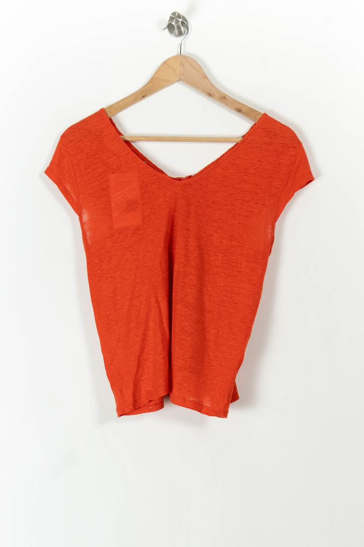 Blouse Orange - Taille S/36 de la marque Des petits hauts | PARAD62473 - Vendu par Paradigme - Image 4