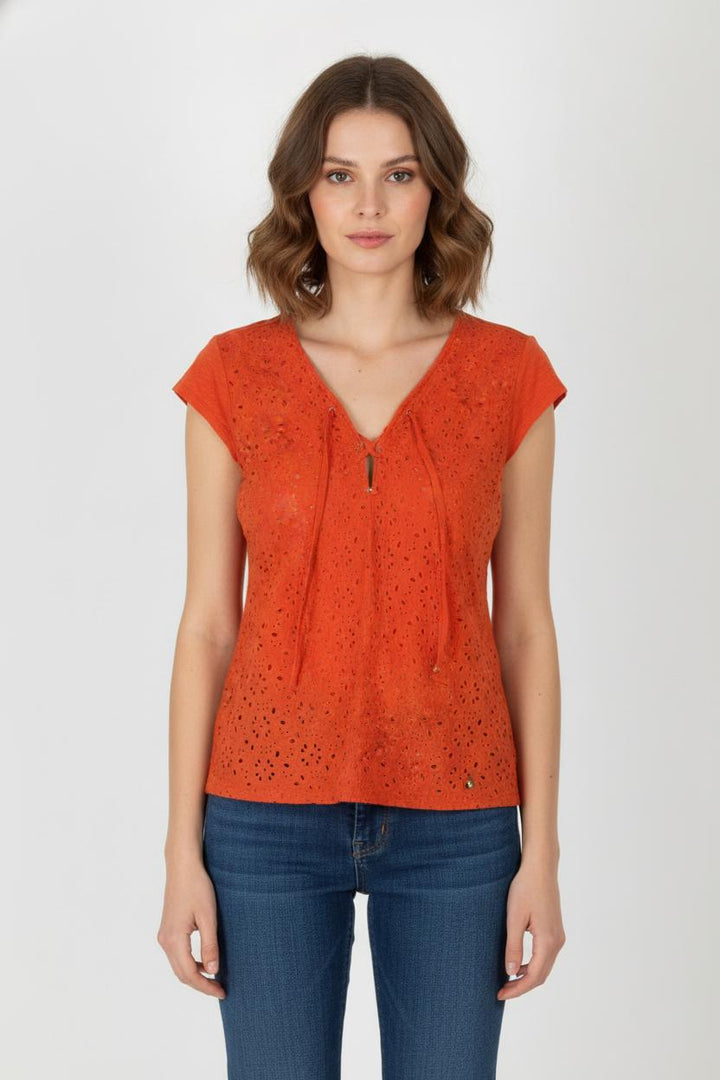Blouse Orange - Taille S/36 de la marque Des petits hauts | PARAD62473 - Vendu par Paradigme - Image 1