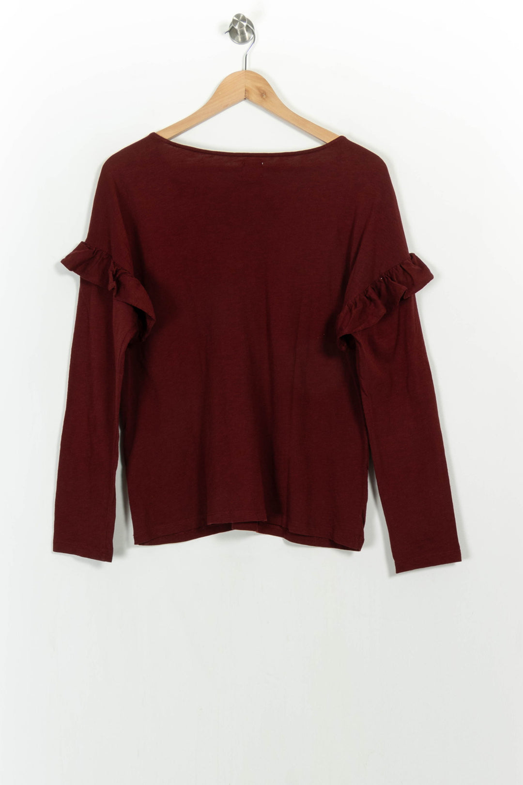 Tee-shirt Manches Longues Bordeaux - Taille S/36 de la marque Des petits hauts | PARAD62476 - Vendu par Paradigme - Image 4