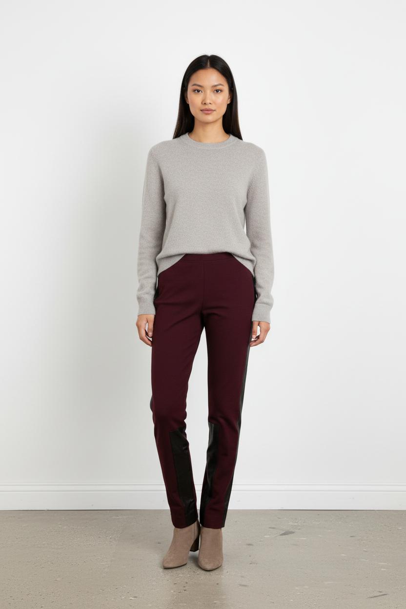 Pantalon Bordeaux et Noir - Taille S/36