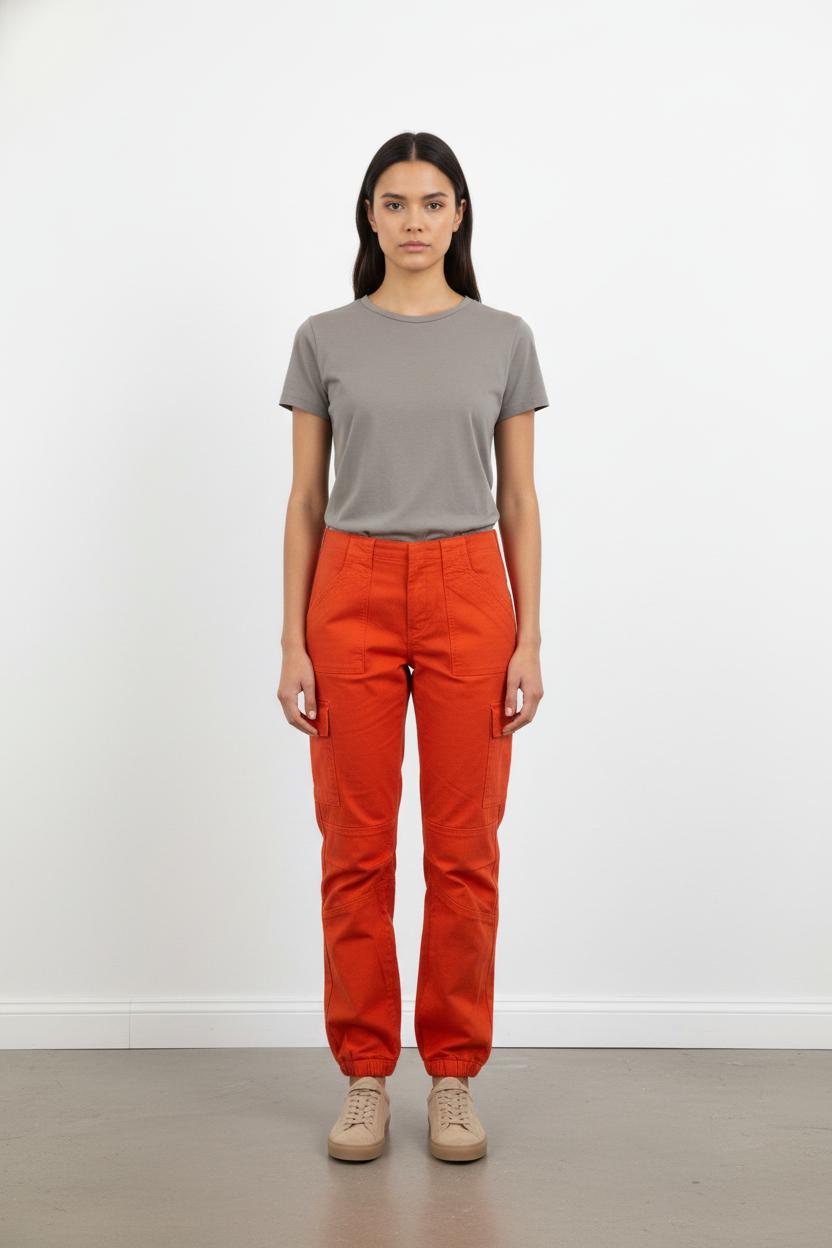 Pantalon Cargo Orange - Taille S/36