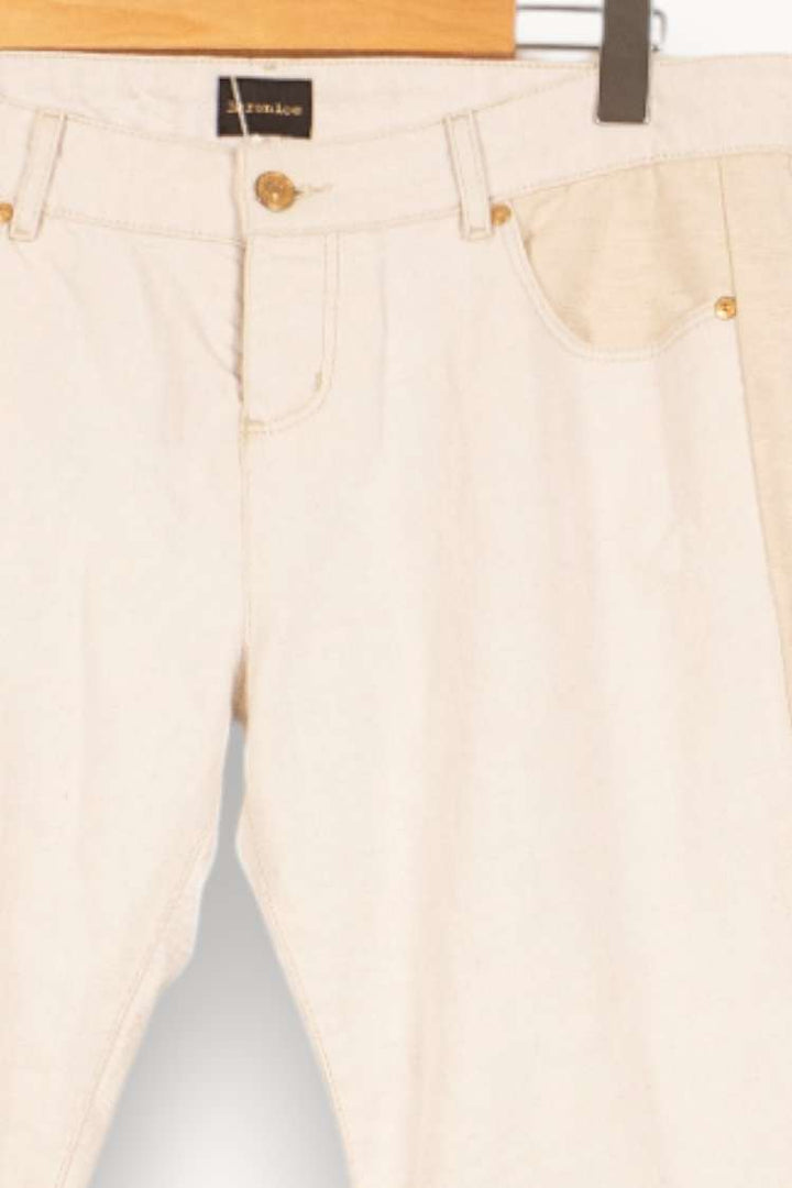 Jean Beige - Taille L/40 de la marque Bérénice | PARAD62484 - Vendu par Paradigme - Image 3