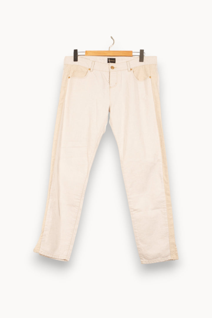 Jean Beige - Taille L/40 de la marque Bérénice | PARAD62484 - Vendu par Paradigme - Image 2