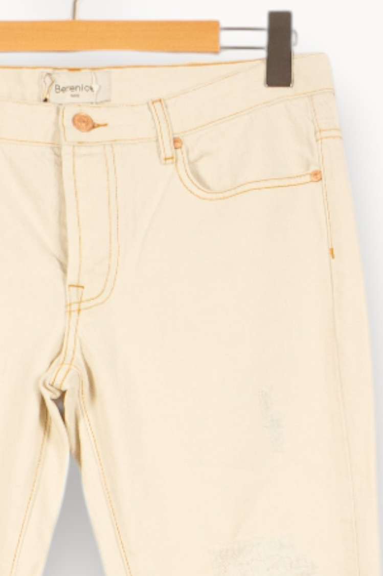 Jean Beige - Taille S/36 de la marque Bérénice | PARAD62485 - Vendu par Paradigme - Image 3