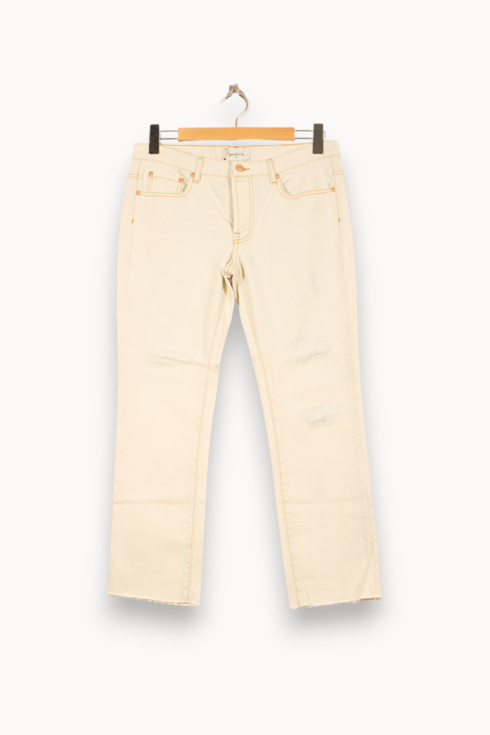 Jean Beige - Taille S/36 de la marque Bérénice | PARAD62485 - Vendu par Paradigme - Image 2
