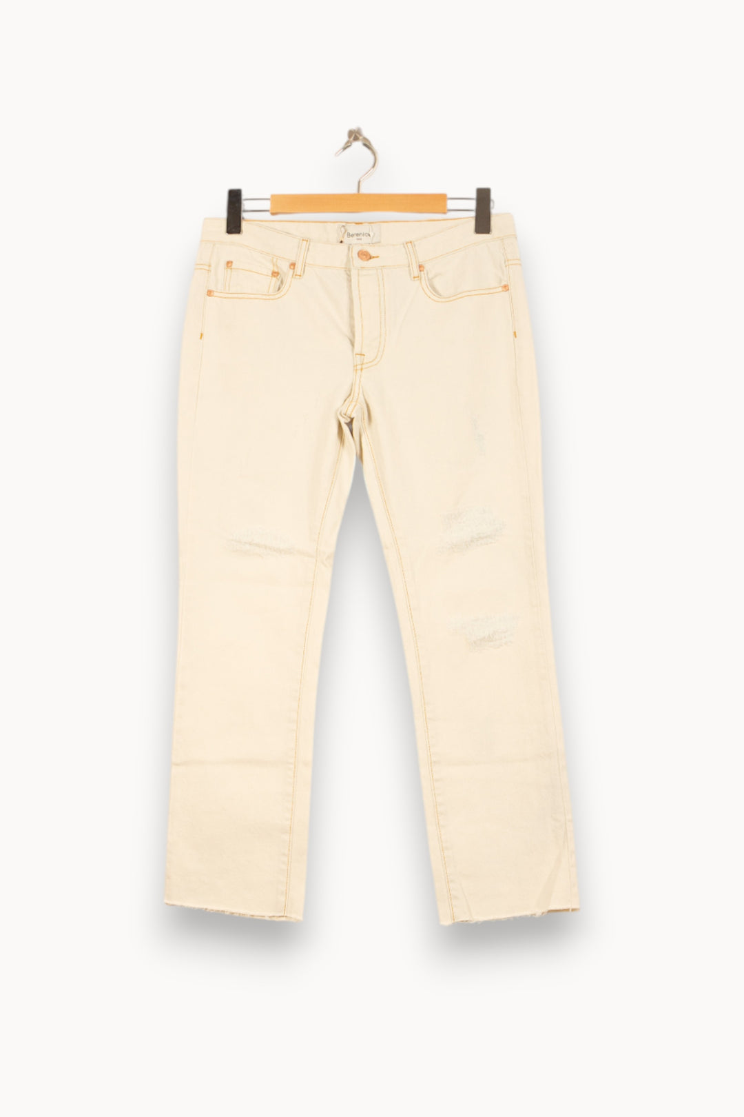 Jean Beige - Taille S/36 de la marque Bérénice | PARAD62485 - Vendu par Paradigme - Image 2