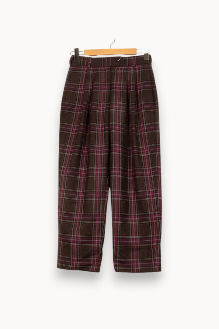 Pantalon Large Marron et Rouge - Taille S/36 de la marque Bérénice | PARAD62486 - Vendu par Paradigme - Image 2