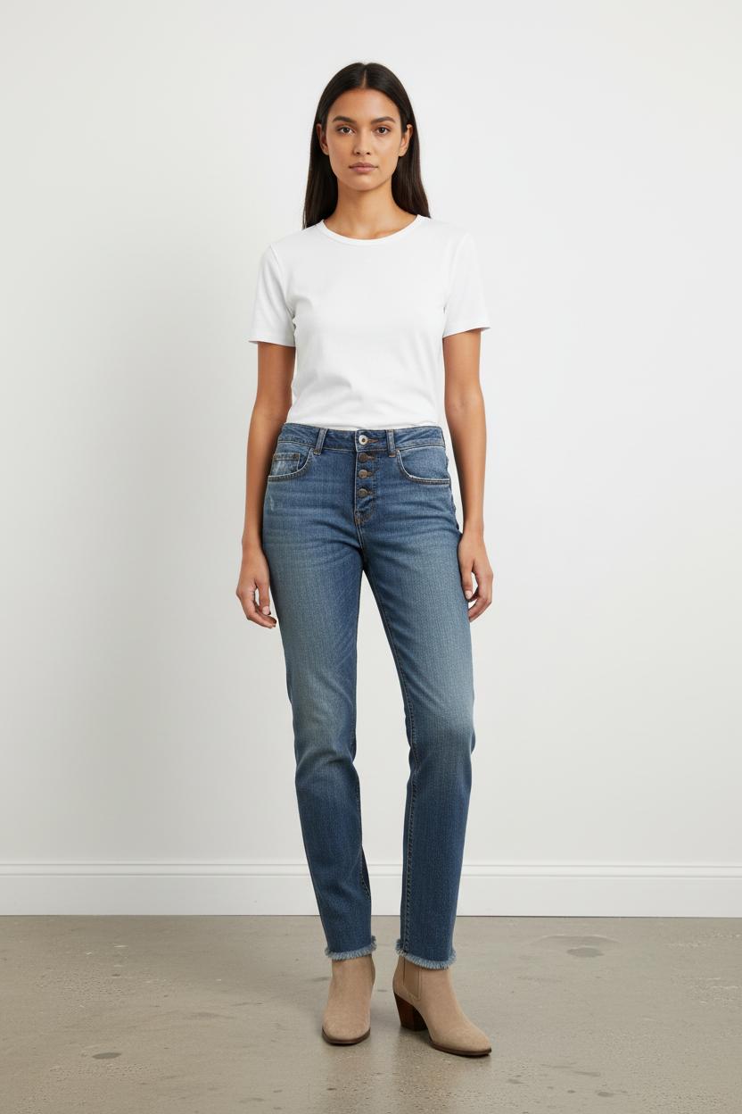 Jean Droit Bleu - Taille S/36