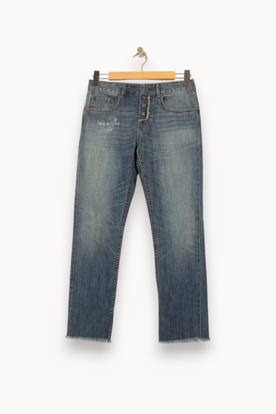 Jean Droit Bleu - Taille S/36 de la marque Bérénice | PARAD62493 - Vendu par Paradigme - Image 2
