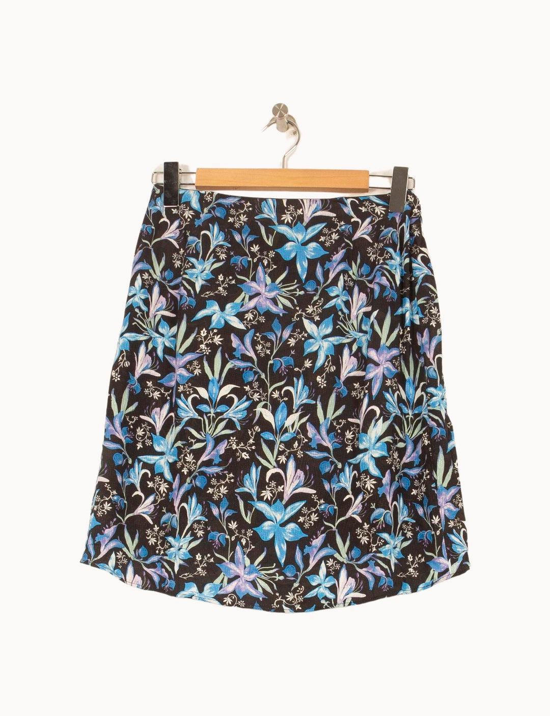 Jupe Midi Noire et Bleue - Taille S/36 de la marque Bérénice | PARAD62501 - Vendu par Paradigme - Image 4