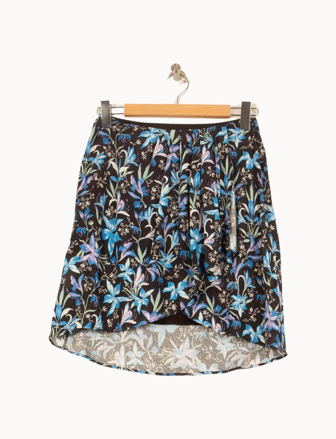 Jupe Midi Noire et Bleue - Taille S/36 de la marque Bérénice | PARAD62501 - Vendu par Paradigme - Image 2