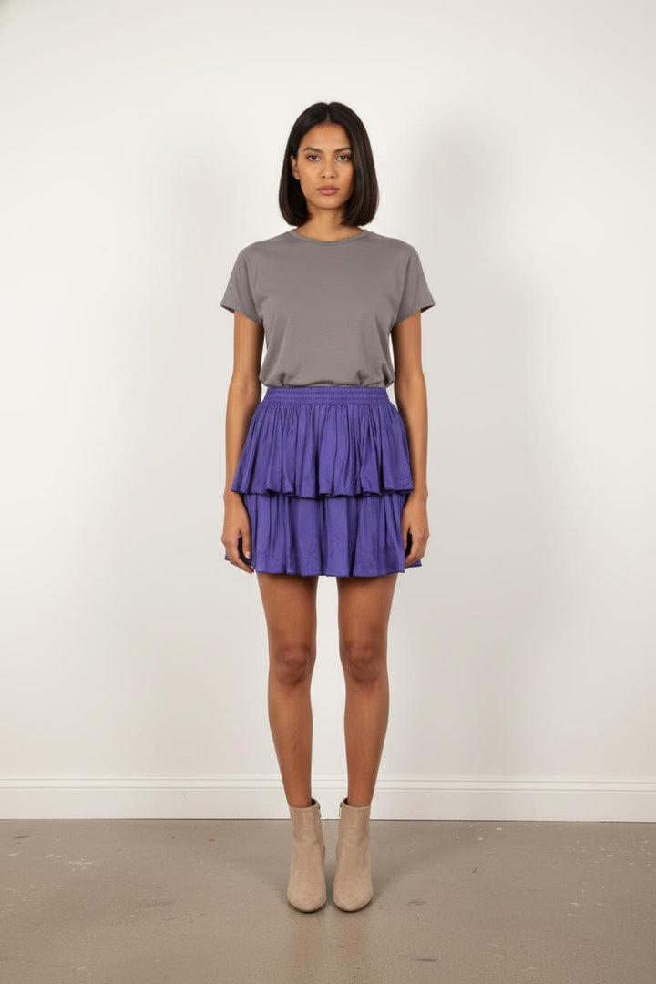 Jupe Midi Violette - Taille S/36