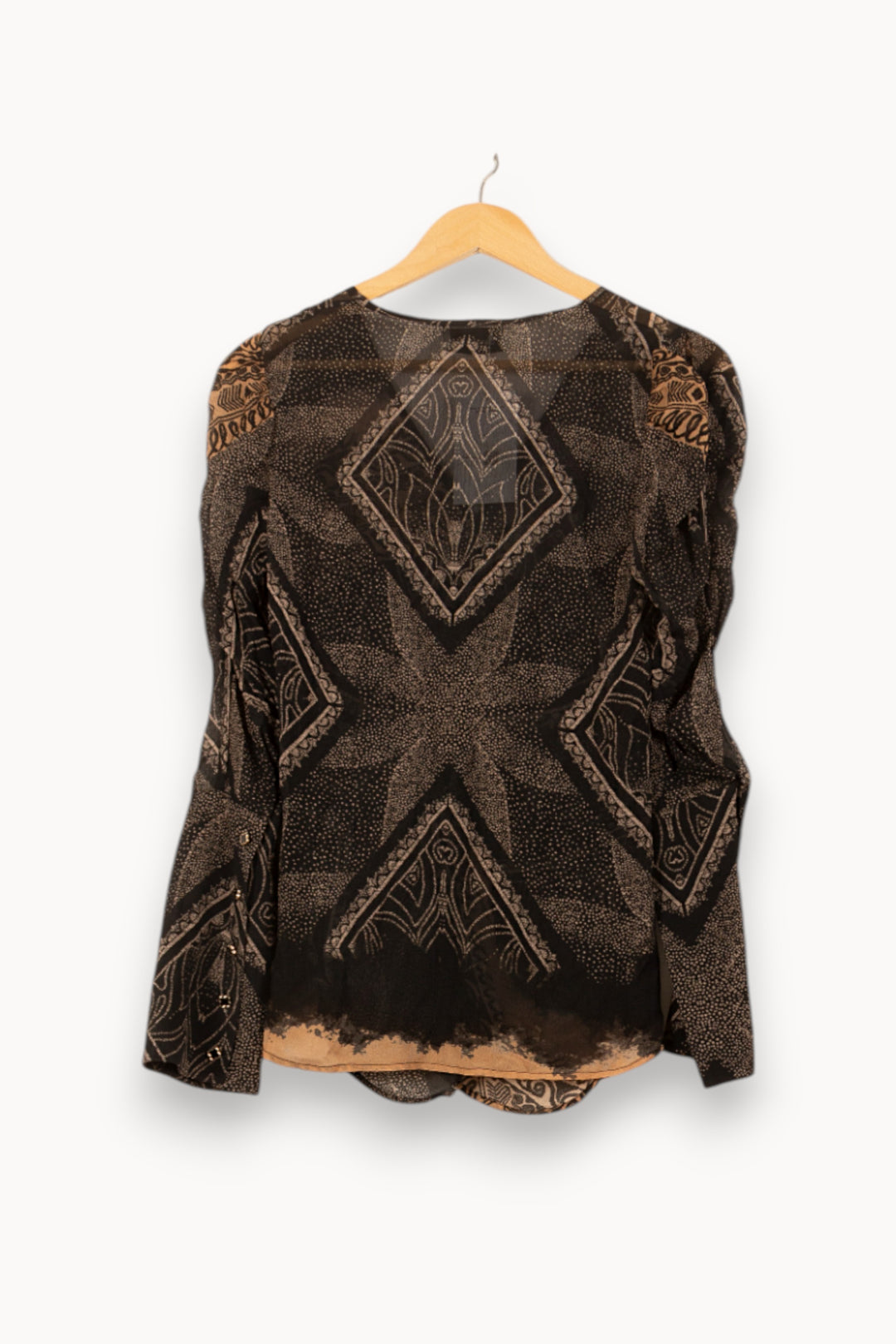 Blouse Noire et Beige - Taille S/36 de la marque Bérénice | PARAD62508 - Vendu par Paradigme - Image 4