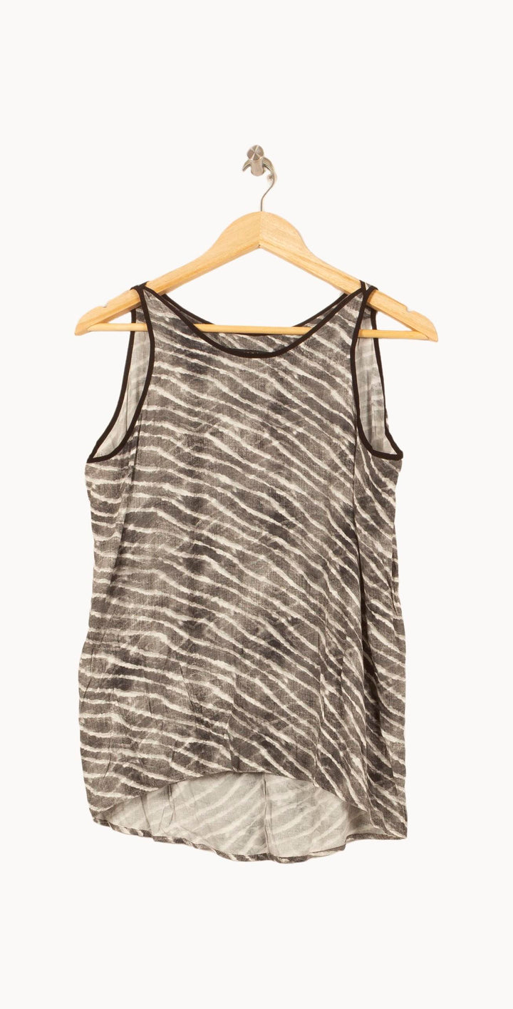 Débardeur Gris et Beige - Taille S/36 de la marque Bérénice | PARAD62515 - Vendu par Paradigme - Image 2