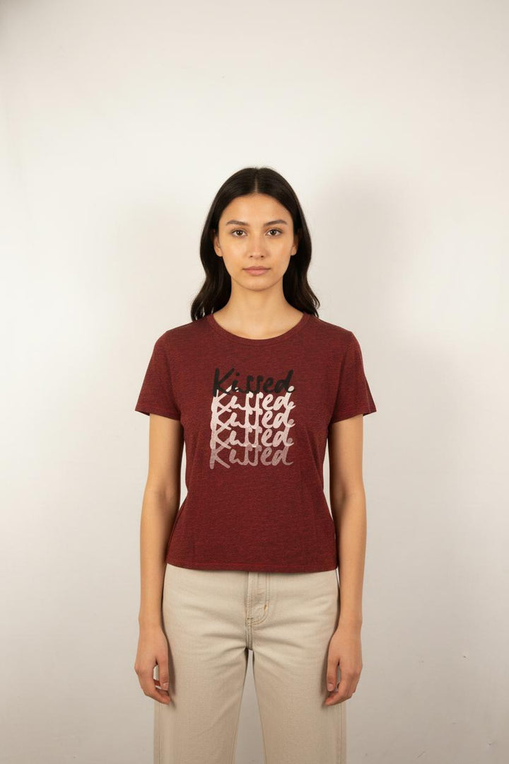 Tee-shirt Bordeaux - Taille S/36