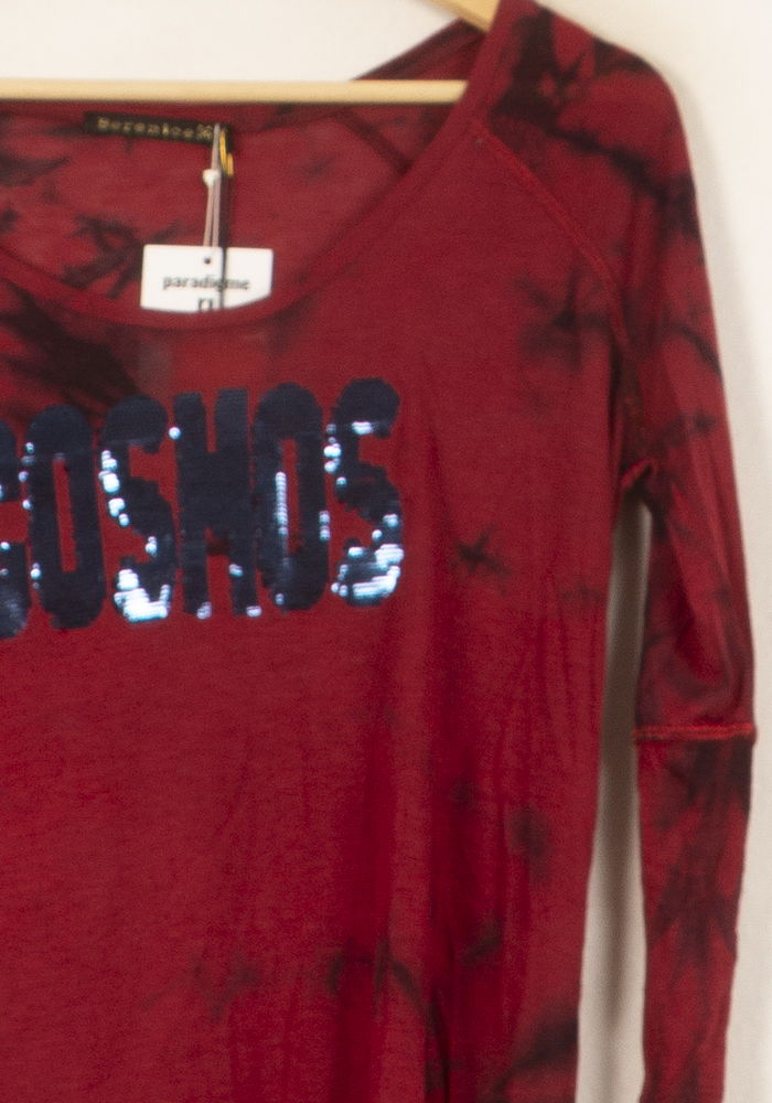 Tee-shirt Rouge et Noir - Taille S/36 de la marque Bérénice | PARAD62523 - Vendu par Paradigme - Image 3