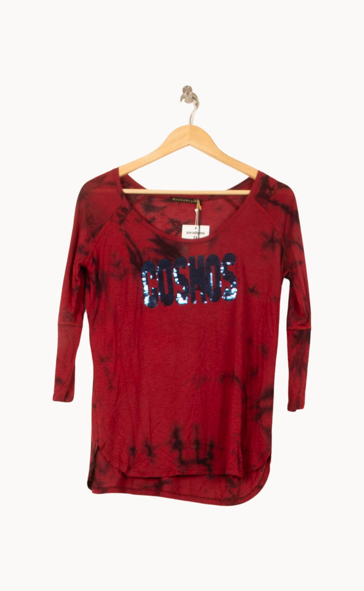 Tee-shirt Rouge et Noir - Taille S/36 de la marque Bérénice | PARAD62523 - Vendu par Paradigme - Image 2