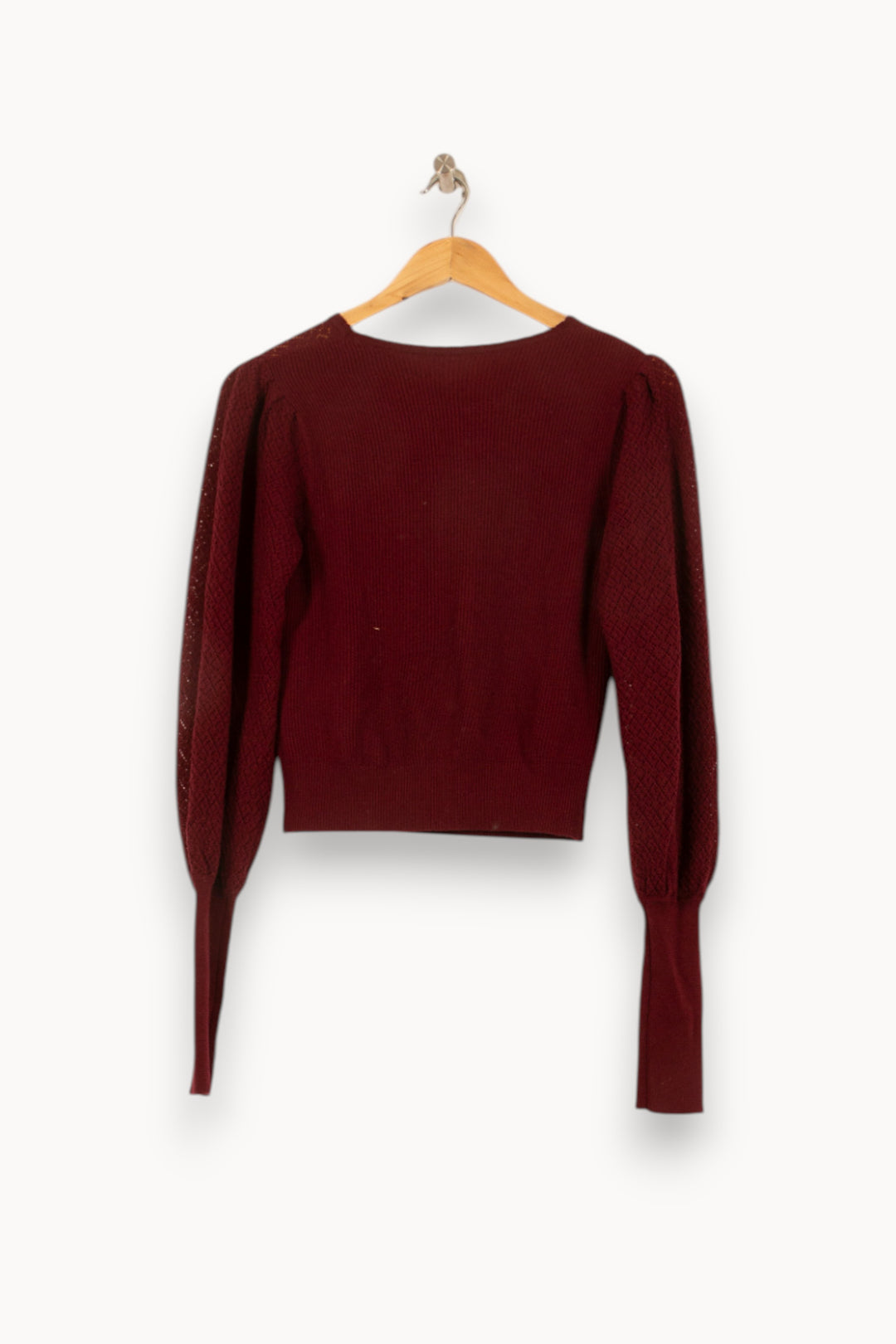 Pull Bordeaux - Taille S/36 de la marque Bérénice | PARAD62524 - Vendu par Paradigme - Image 4