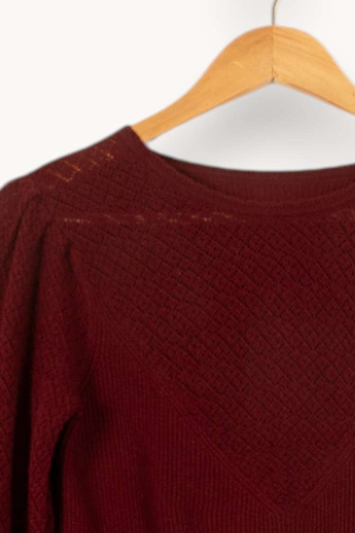 Pull Bordeaux - Taille S/36 de la marque Bérénice | PARAD62524 - Vendu par Paradigme - Image 3